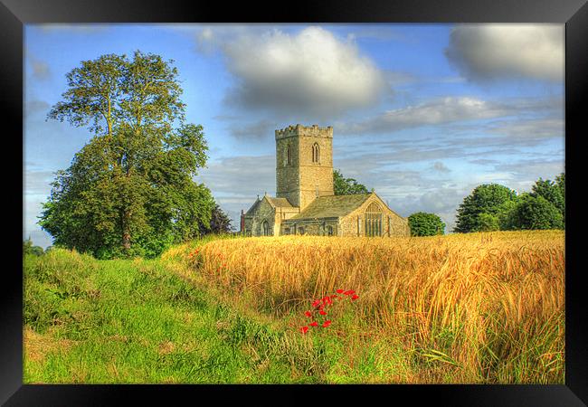 St Andrews Church 2012 Framed Print by Martin Parkinson