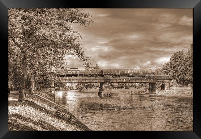 Scarborough Bridge, York, 2012 Framed Print by Martin Parkinson