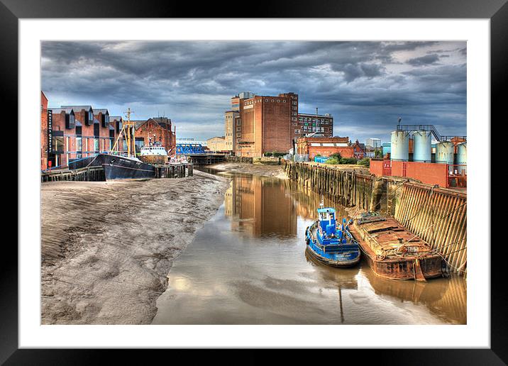 Low Tide 2013 Framed Mounted Print by Martin Parkinson