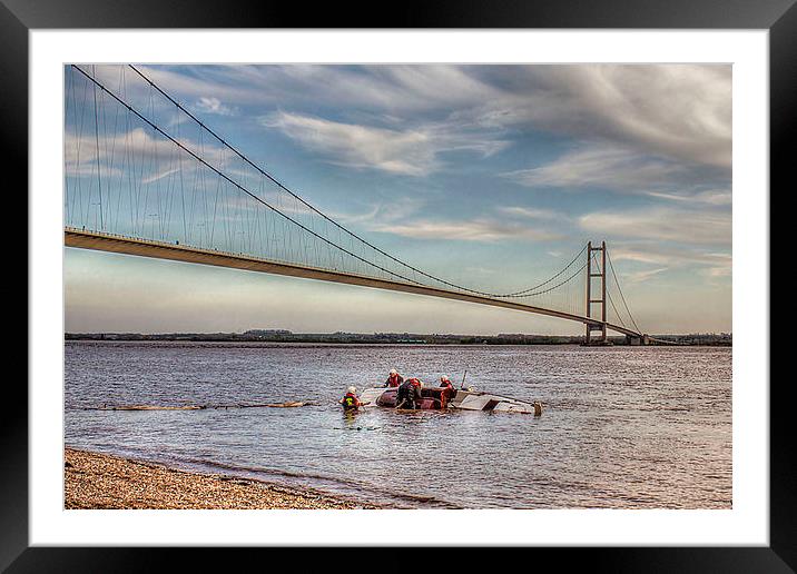 Humber Recovery 2014 Framed Mounted Print by Martin Parkinson