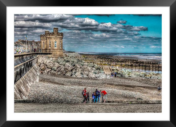  Withernsea Beach Framed Mounted Print by Martin Parkinson