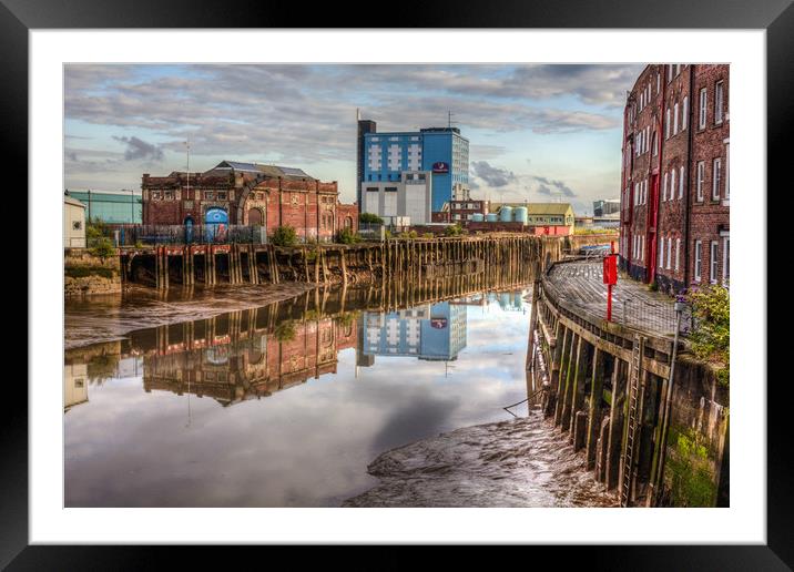 River Hull Framed Mounted Print by Martin Parkinson