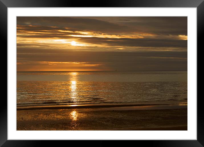 Sunset in the North Framed Mounted Print by Ian Eve