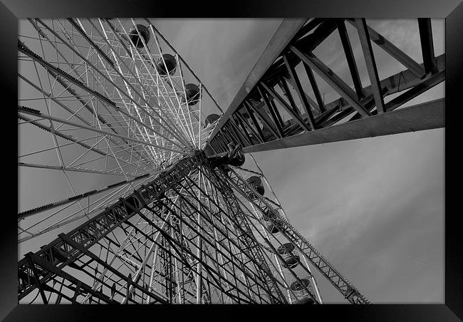 Ferris Wheel Framed Print by Ian Eve