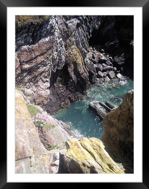 southstack steps Framed Mounted Print by bryan hill