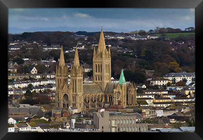 Truro Cathedral Framed Print by Brian Roscorla
