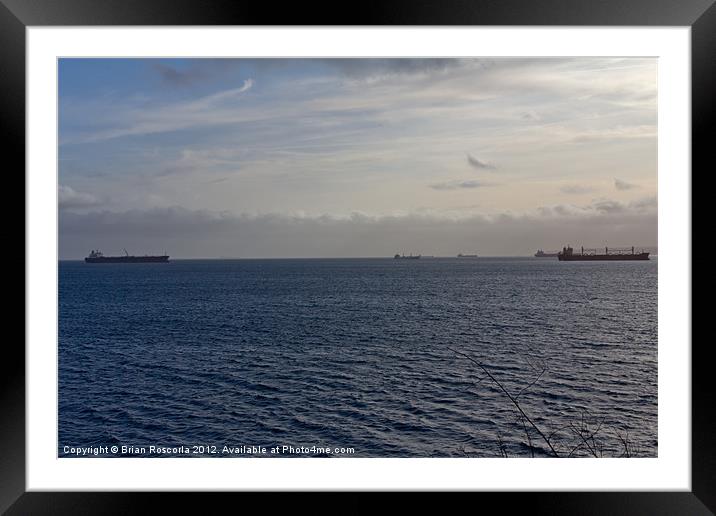 Falmouth For Orders Framed Mounted Print by Brian Roscorla
