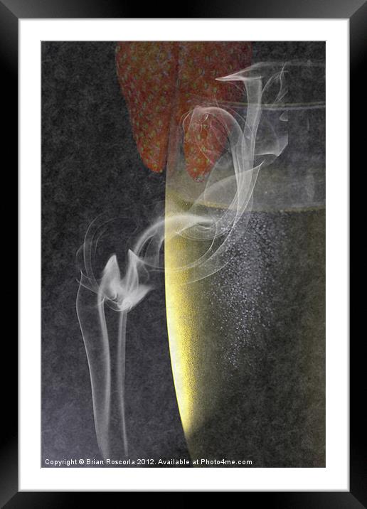 Smokey Framed Mounted Print by Brian Roscorla
