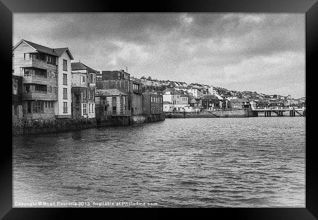Falmouth Waterfront Framed Print by Brian Roscorla