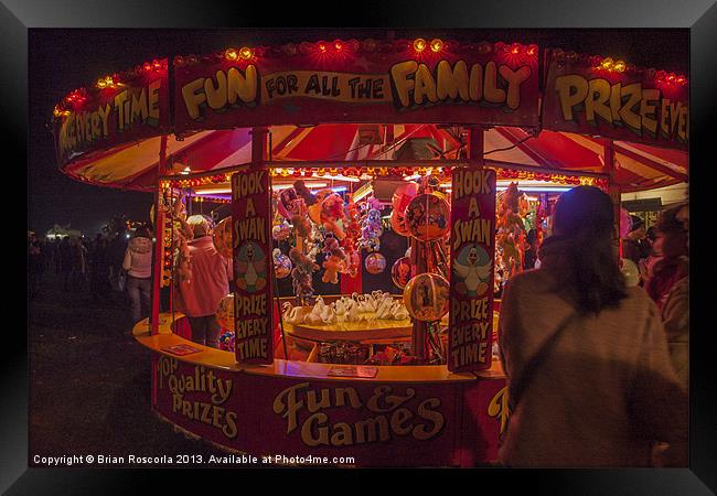 Fun at the Fair Framed Print by Brian Roscorla