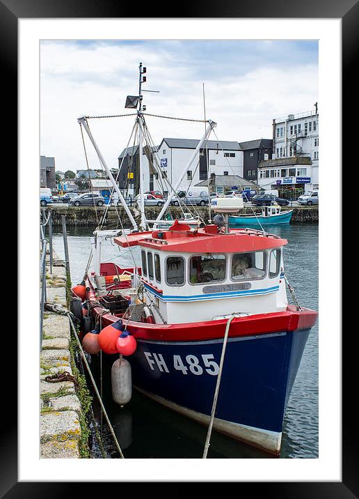 Fishing Boat Leviathan Framed Mounted Print by Brian Roscorla