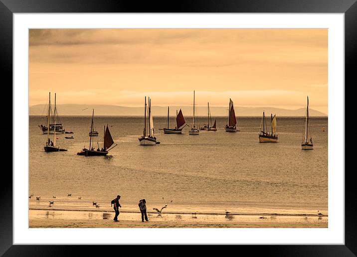  Waiting for the Tide at Looe Framed Mounted Print by Brian Roscorla