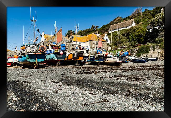 Cadgwith Cove Framed Print by Brian Roscorla
