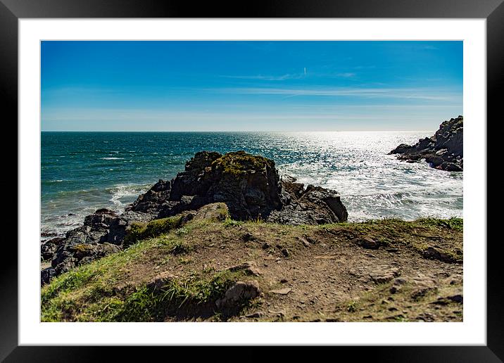 Cadgwith Cove Framed Mounted Print by Brian Roscorla