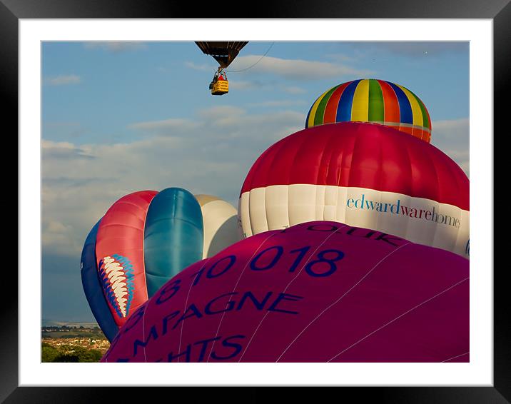 Hot Air Balloons 02 Framed Mounted Print by Brian Roscorla