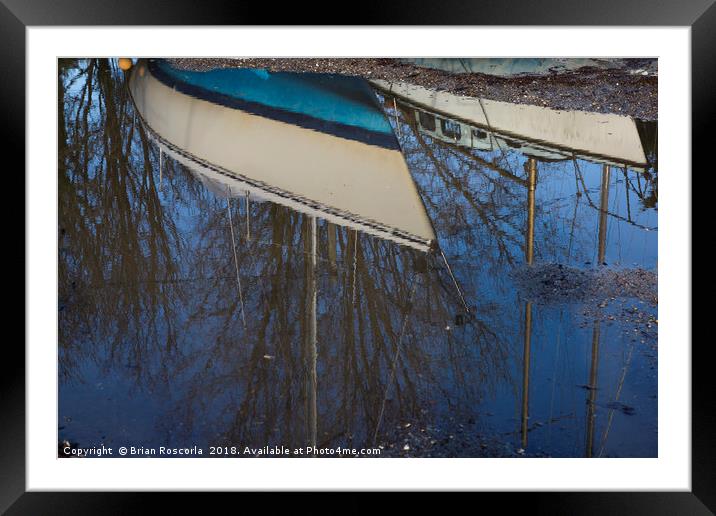 Reflections Framed Mounted Print by Brian Roscorla