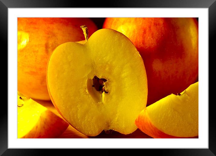 An Apple a Day Framed Mounted Print by Brian Roscorla