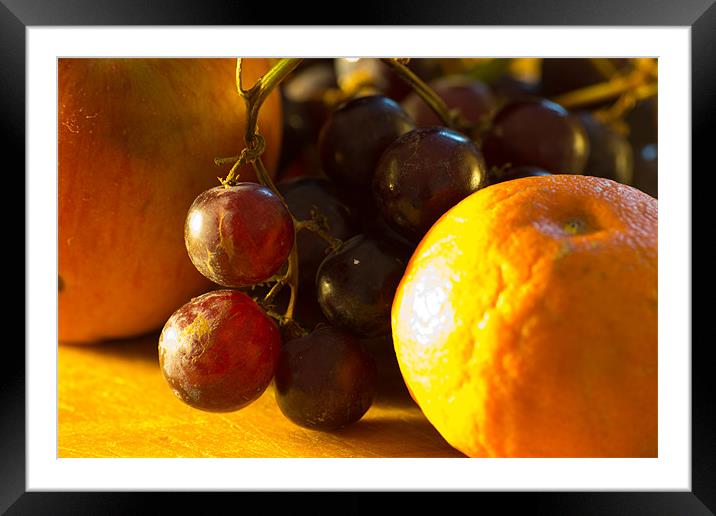 Healthy Fruit Framed Mounted Print by Brian Roscorla