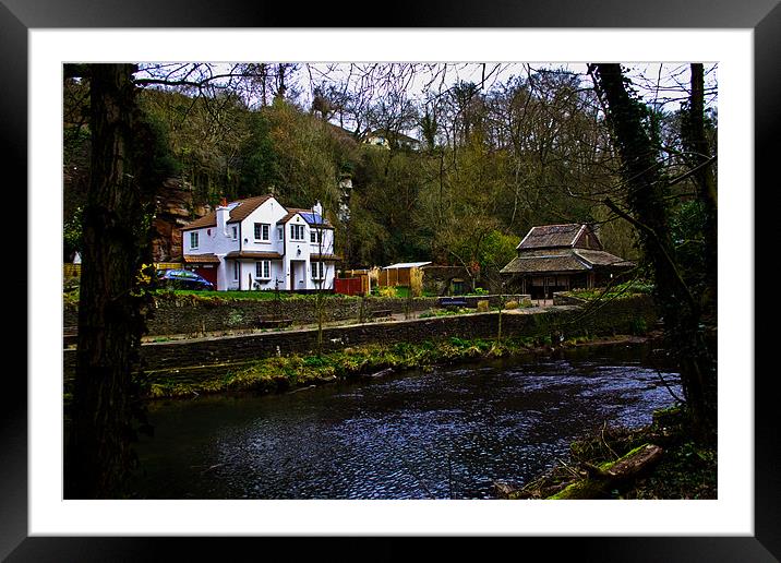 Snuff Mills Framed Mounted Print by Brian Roscorla