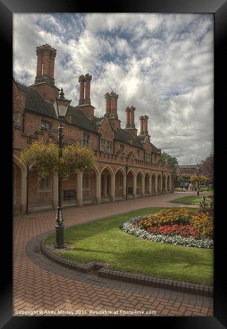 Nicholas Chamberlaine Almshouses, Bedworth Framed Print by Andy Morley