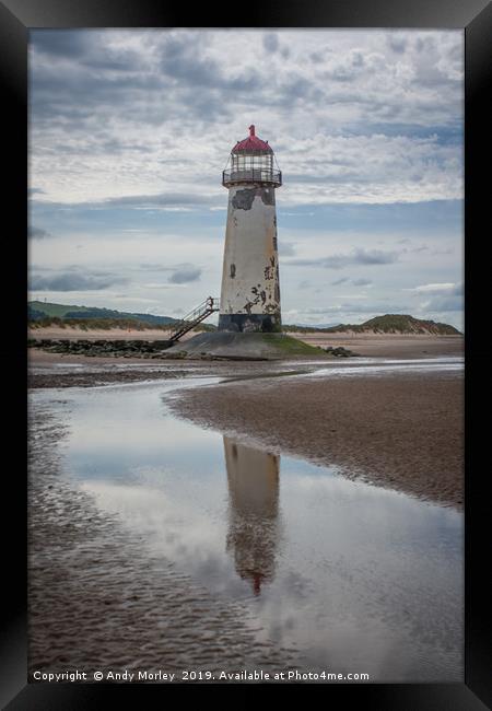 Talacre Lighthouse Framed Print by Andy Morley