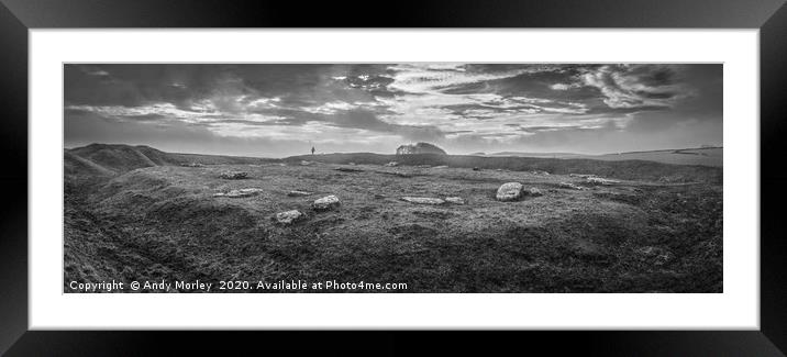 Arbor Low Framed Mounted Print by Andy Morley