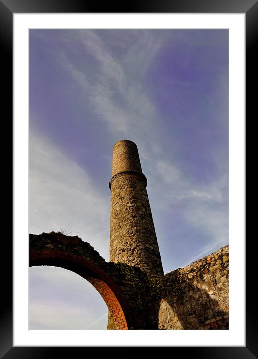 Smoking Chimney Framed Mounted Print by C.C Photography