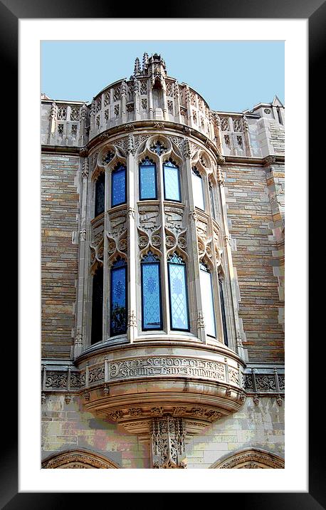 Yale Law School Framed Mounted Print by james balzano, jr.