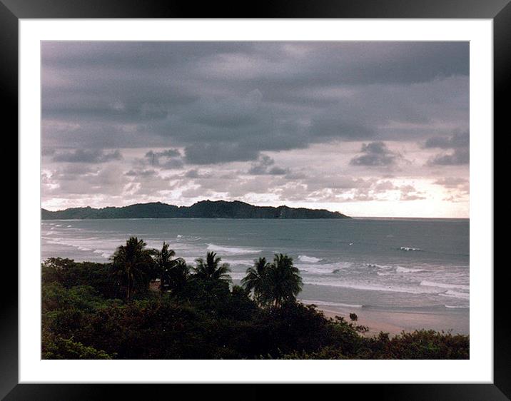 Punta Guionnes in the Clouds Framed Mounted Print by james balzano, jr.