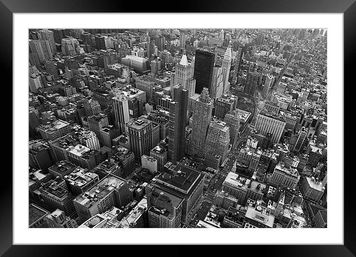 City view Framed Mounted Print by Andrew Pelvin