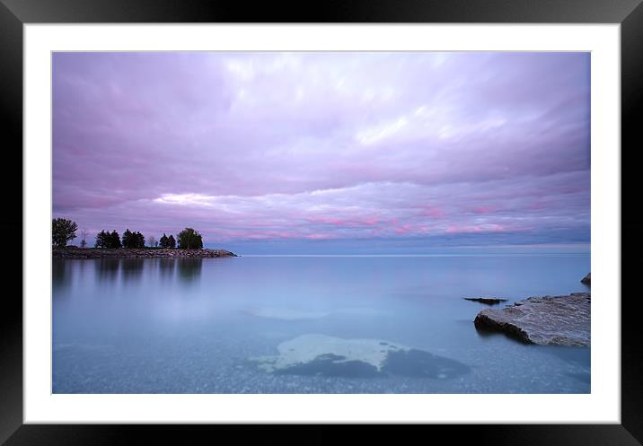 dreamy waters Framed Mounted Print by Andrew Pelvin