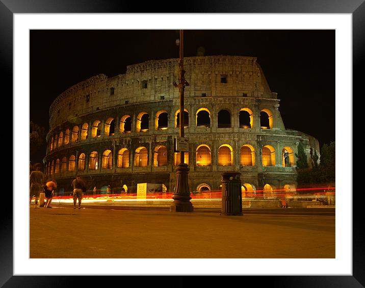Colosseum part 2 Framed Mounted Print by dave bownds