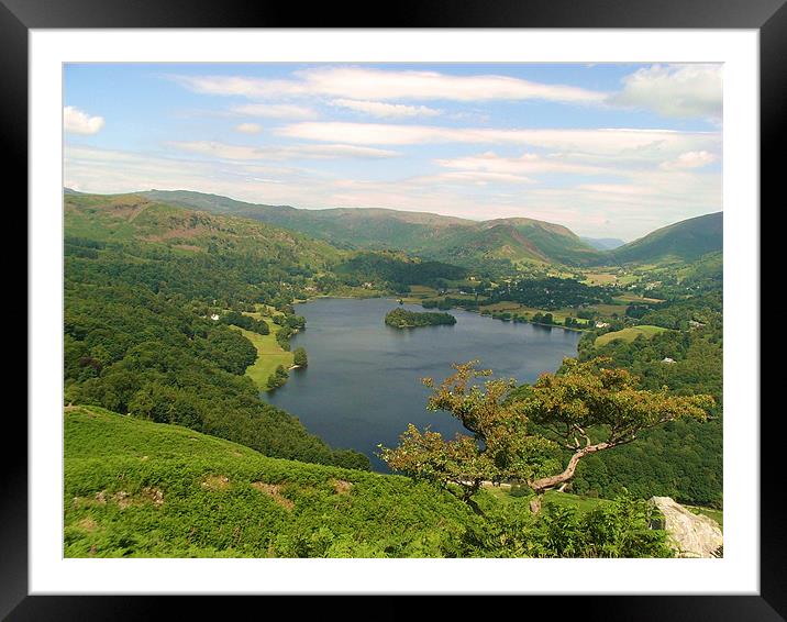 The Lake District Framed Mounted Print by charlie Mellow