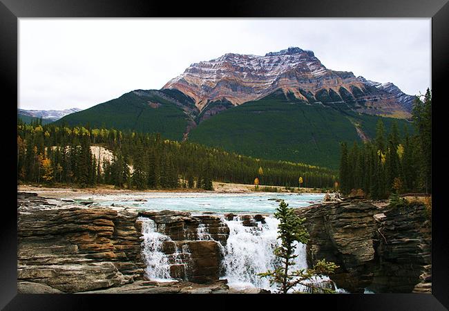 Maligne Canyon, Alberta, Canada Framed Print by charlie Mellow