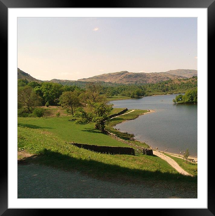 a day in the Lakes Framed Mounted Print by charlie Mellow