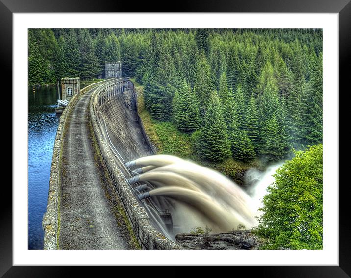 Summer Rain On Laggan Dam. Framed Mounted Print by Aj’s Images