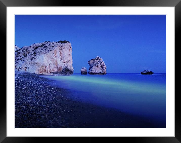 Aphrodites Blues Framed Mounted Print by Aj’s Images