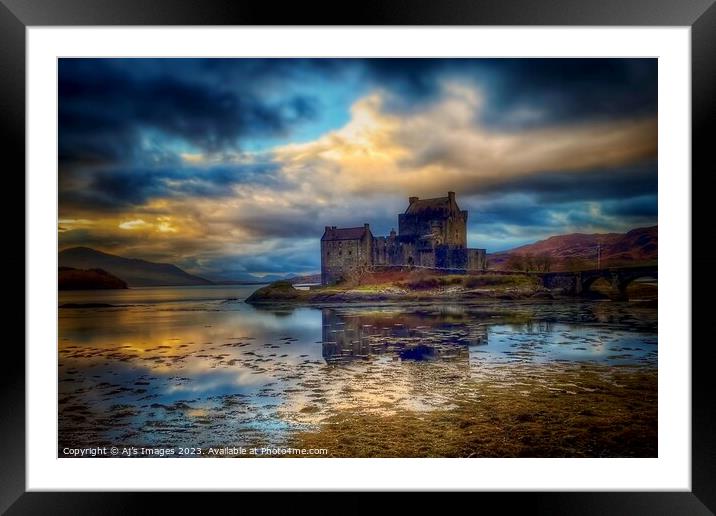 Eilean Donan Castle, Scotland Framed Mounted Print by Aj’s Images