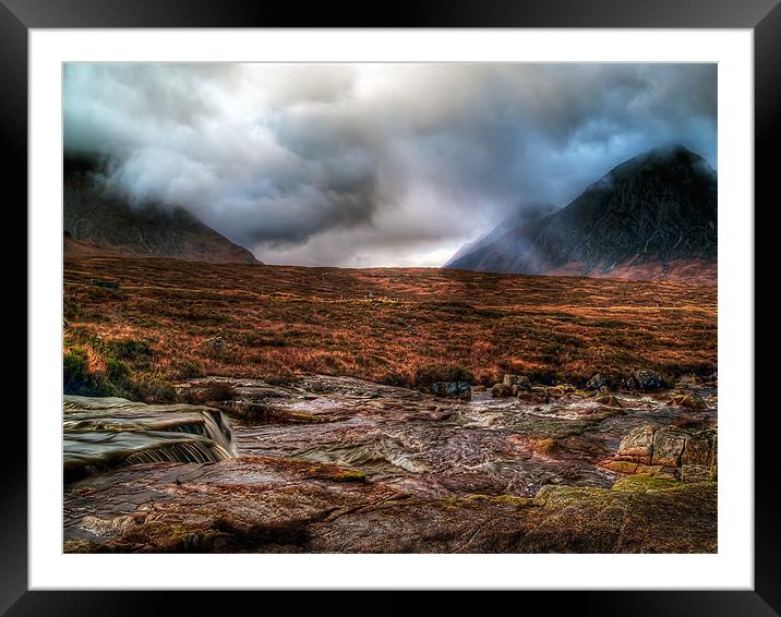 Between Two Mountains Framed Mounted Print by Aj’s Images