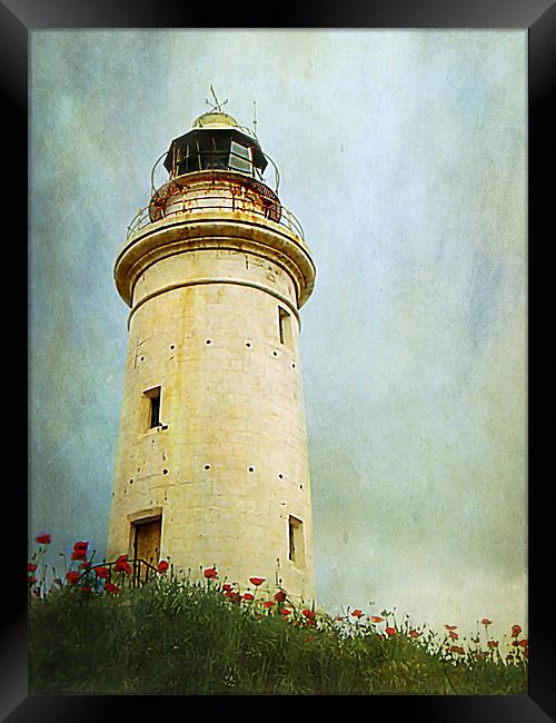 Paphos Lighthouse, Cyprus Framed Print by Aj’s Images