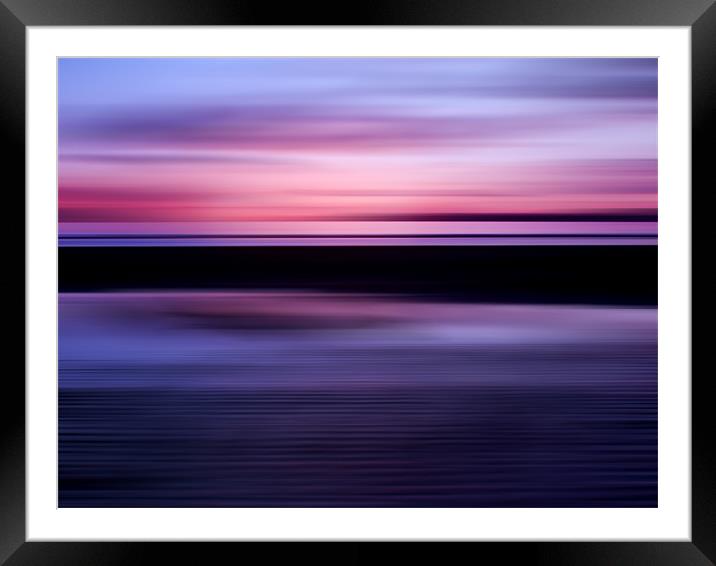 Beach Abstract Framed Mounted Print by Aj’s Images