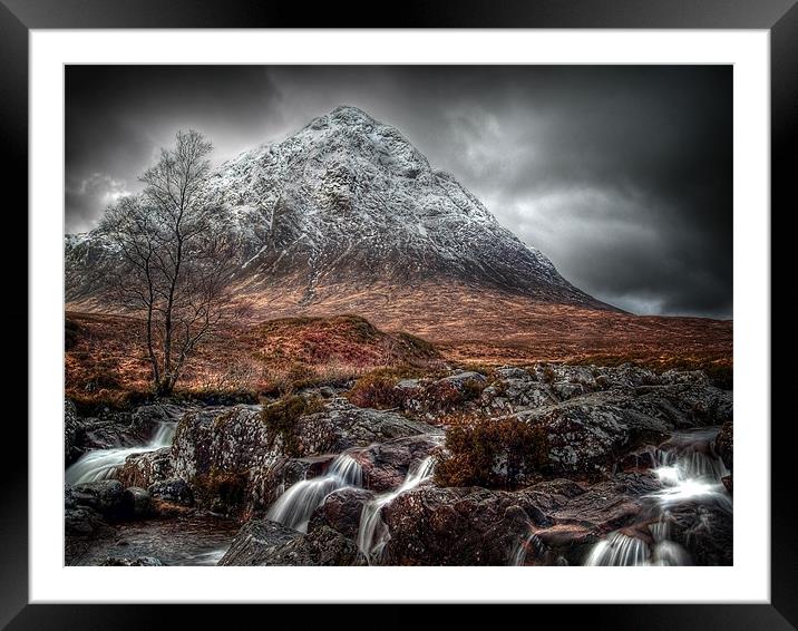 The Mood Of Winter, Scotland Framed Mounted Print by Aj’s Images