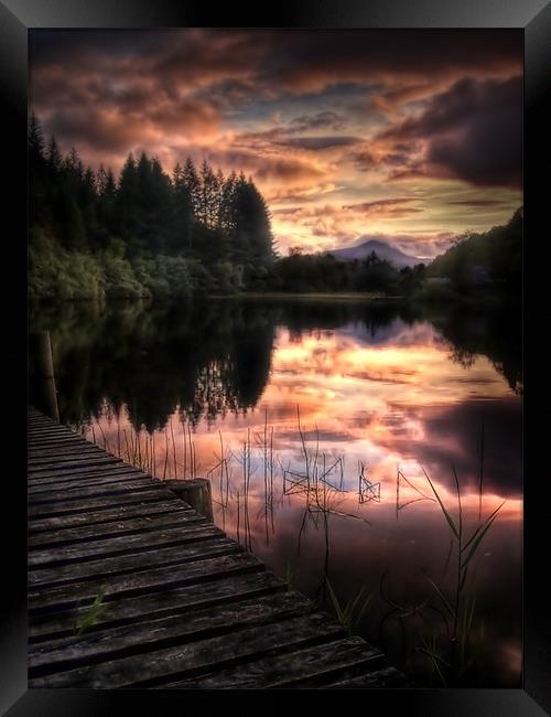 Loch Ard, Summer Dreams Framed Print by Aj’s Images
