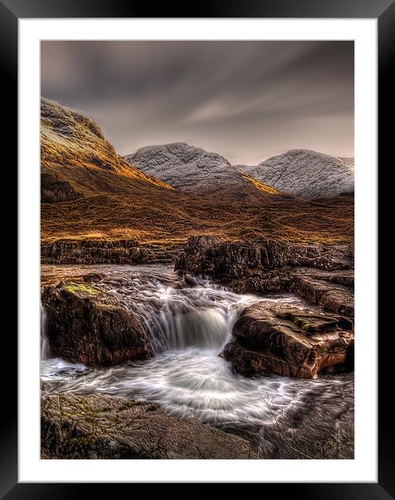 The River Etive, Scotland Framed Mounted Print by Aj’s Images