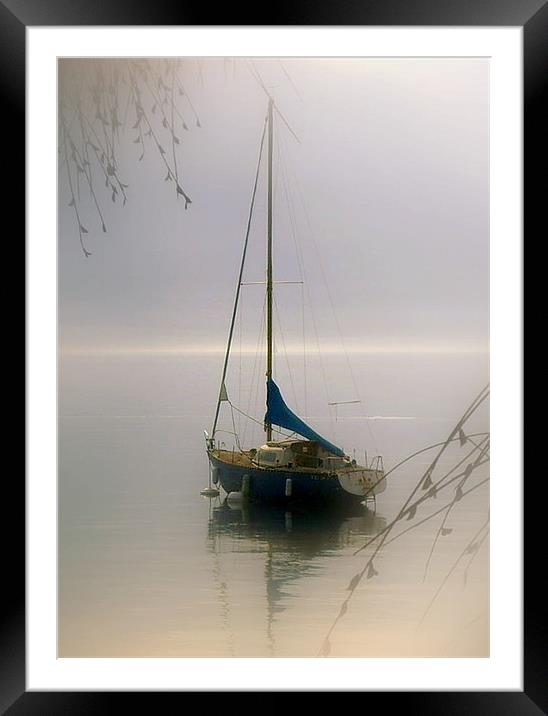 Peace On Lake Geneva. Framed Mounted Print by Aj’s Images