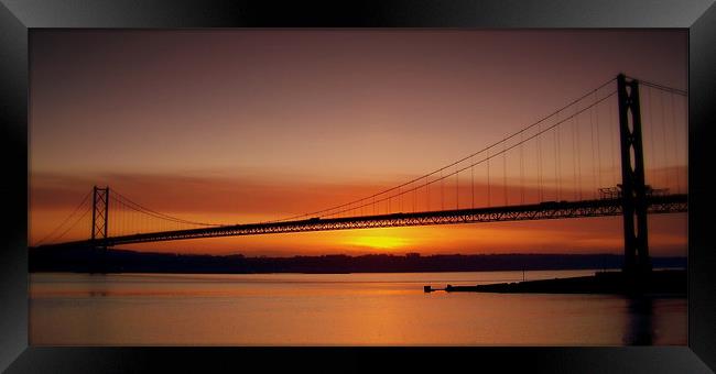The Forth Road Bridge Framed Print by Aj’s Images