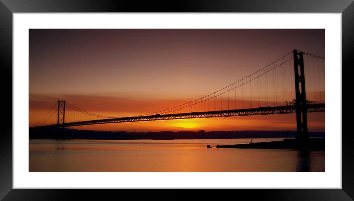The Forth Road Bridge Framed Mounted Print by Aj’s Images