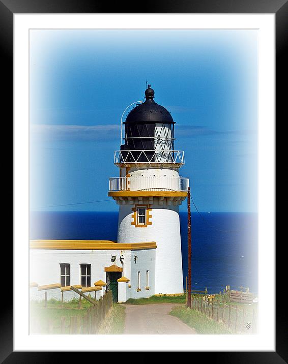 Tod Head Light House, Scotland Framed Mounted Print by Aj’s Images