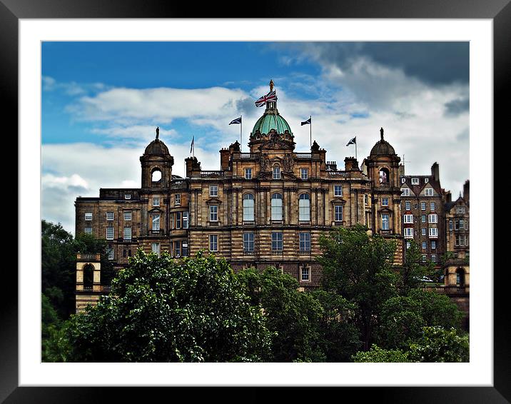 HBOS Head Office In Edinburgh, Scotland. Framed Mounted Print by Aj’s Images