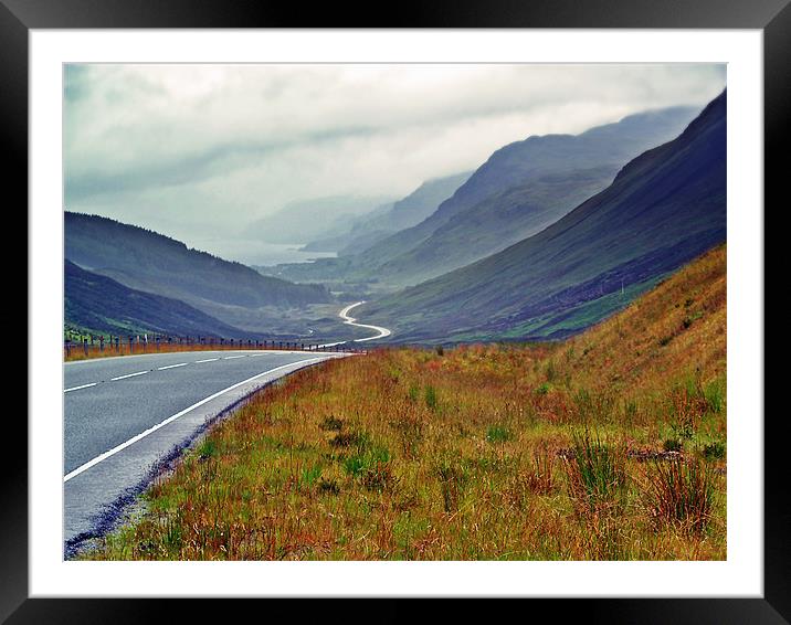 The West Coast Of Scotland. Framed Mounted Print by Aj’s Images